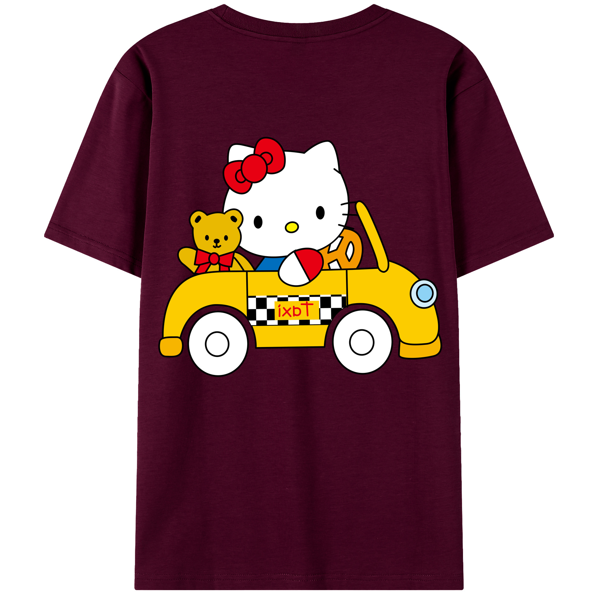 （画像用） Hello Kitty ハローキティ レディース半袖Tシャツ(バックプリント)